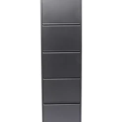 KARE Design Schuhkipper Caruso 5-Er Anthrazit (Mo)- Kleinmöbel & Sonstiges