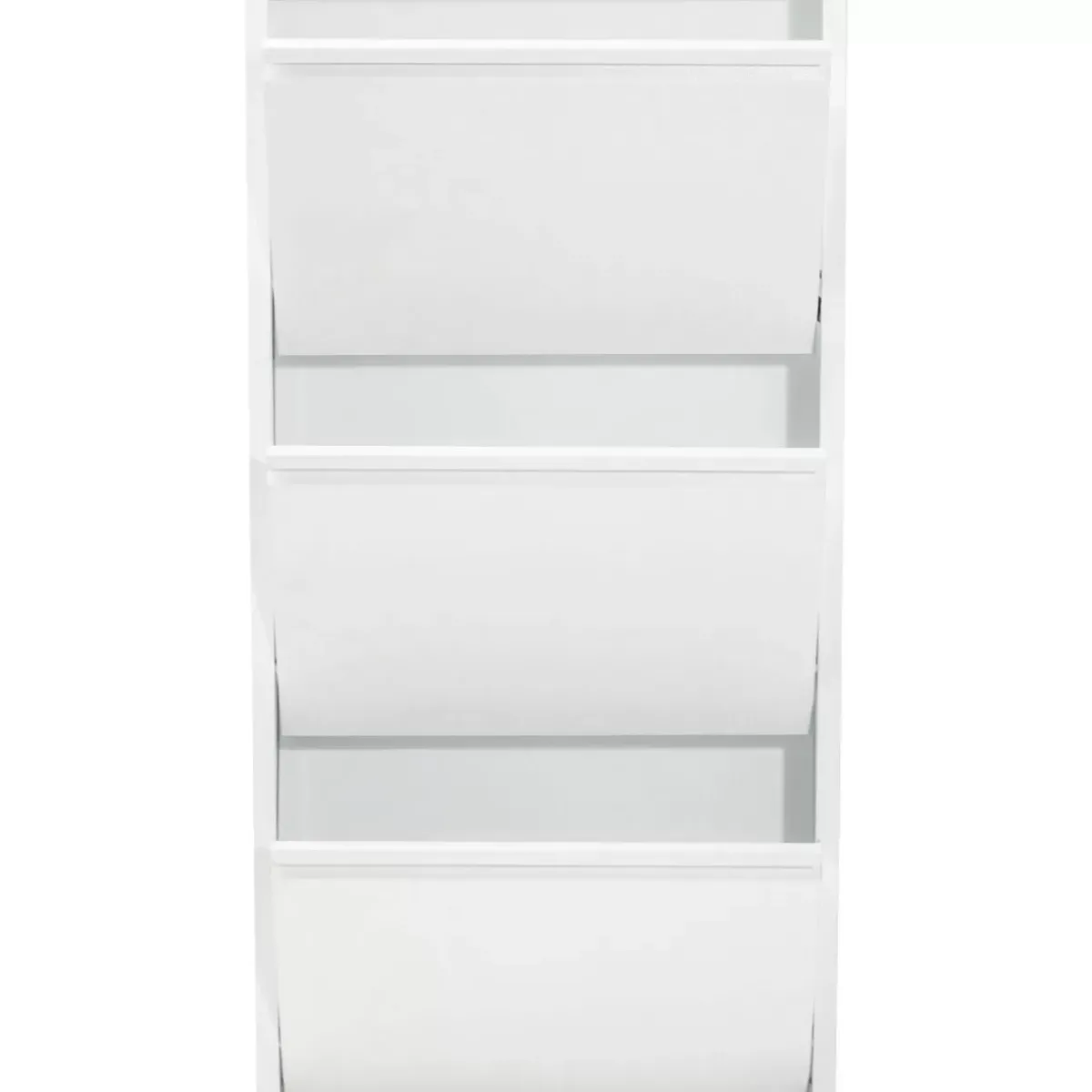 KARE Design Schuhkipper Caruso 3-Er Weiss- Kleinmöbel & Sonstiges