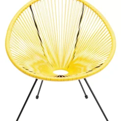 KARE Design Sessel Acapulco Gelb- Outdoormöbel