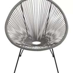 KARE Design Sessel Acapulco Grau- Outdoormöbel