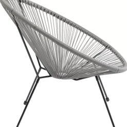 KARE Design Sessel Acapulco Grau- Outdoormöbel