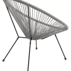 KARE Design Sessel Acapulco Grau- Outdoormöbel