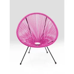 KARE Design Sessel Acapulco Pink- Outdoormöbel