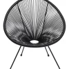 KARE Design Sessel Acapulco Schwarz- Outdoormöbel