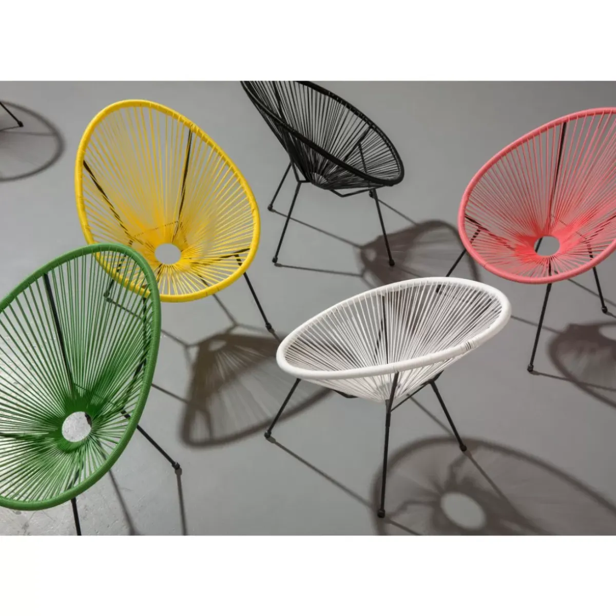 KARE Design Sessel Acapulco Schwarz- Outdoormöbel