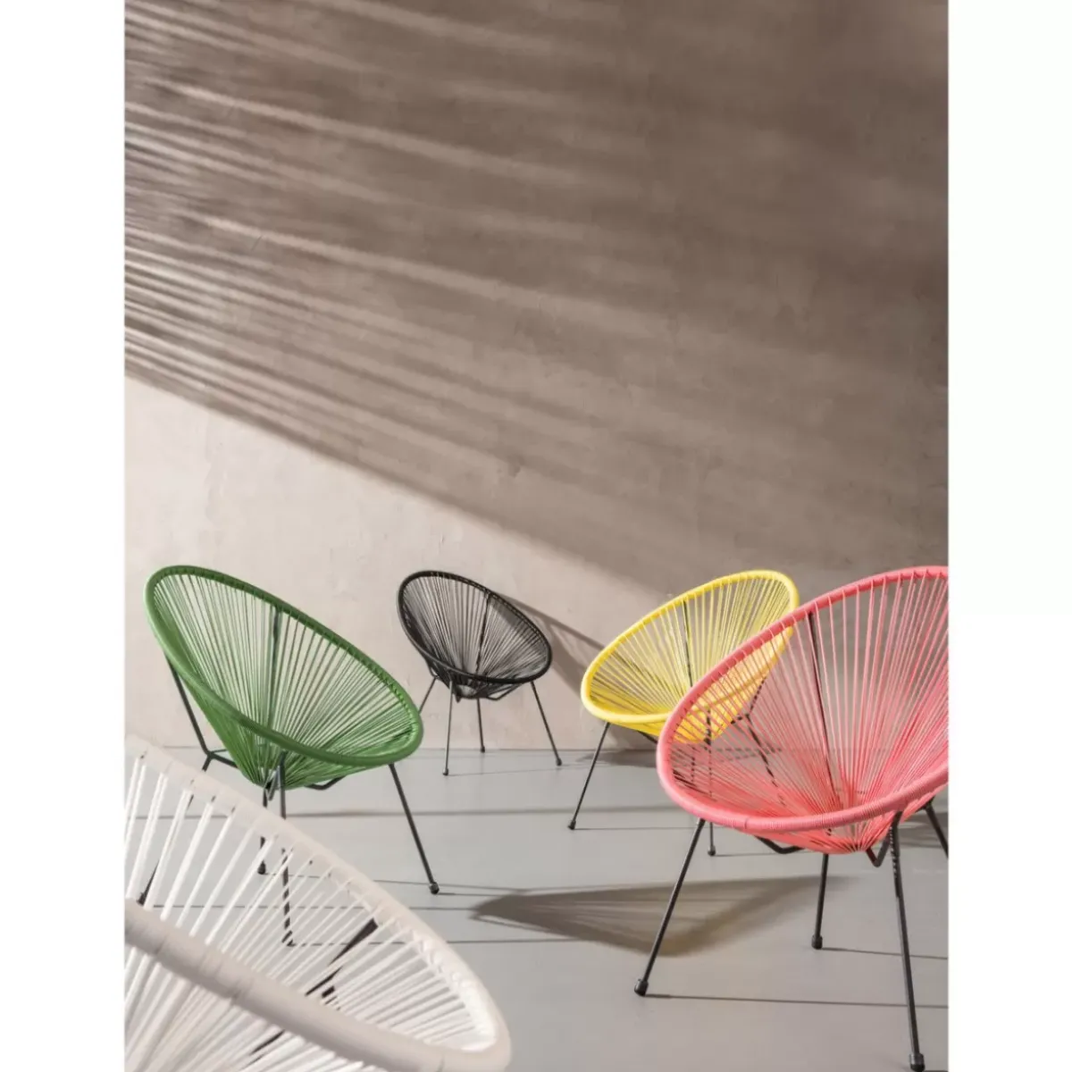 KARE Design Sessel Acapulco Schwarz- Outdoormöbel