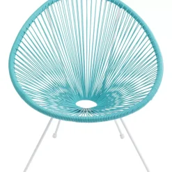 KARE Design Sessel Acapulco Turkis- Outdoormöbel