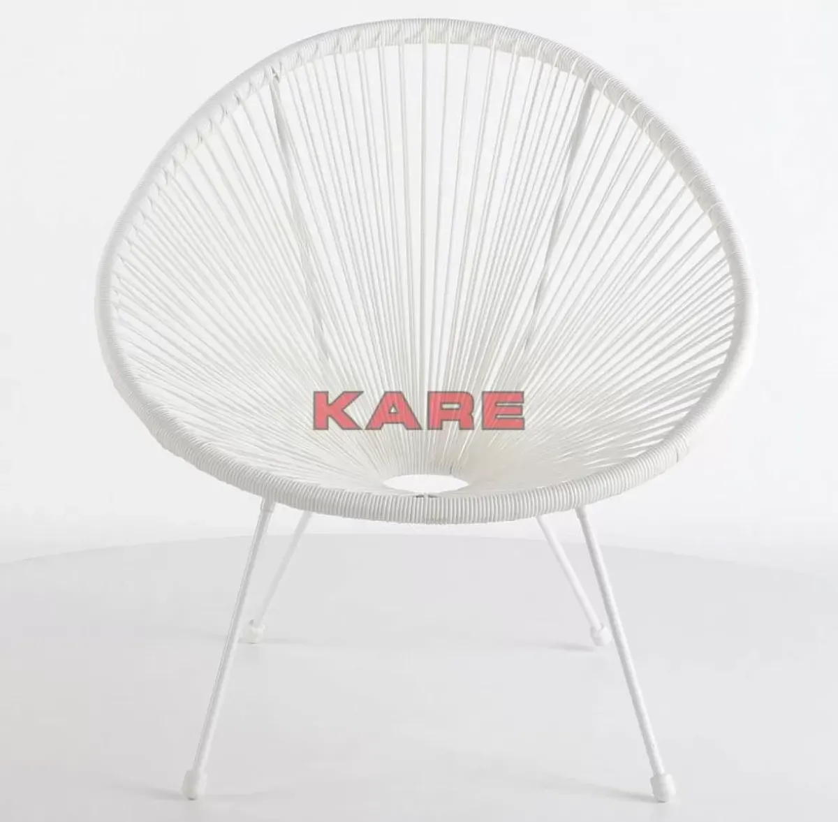 KARE Design Sessel Acapulco Weiss- Outdoormöbel