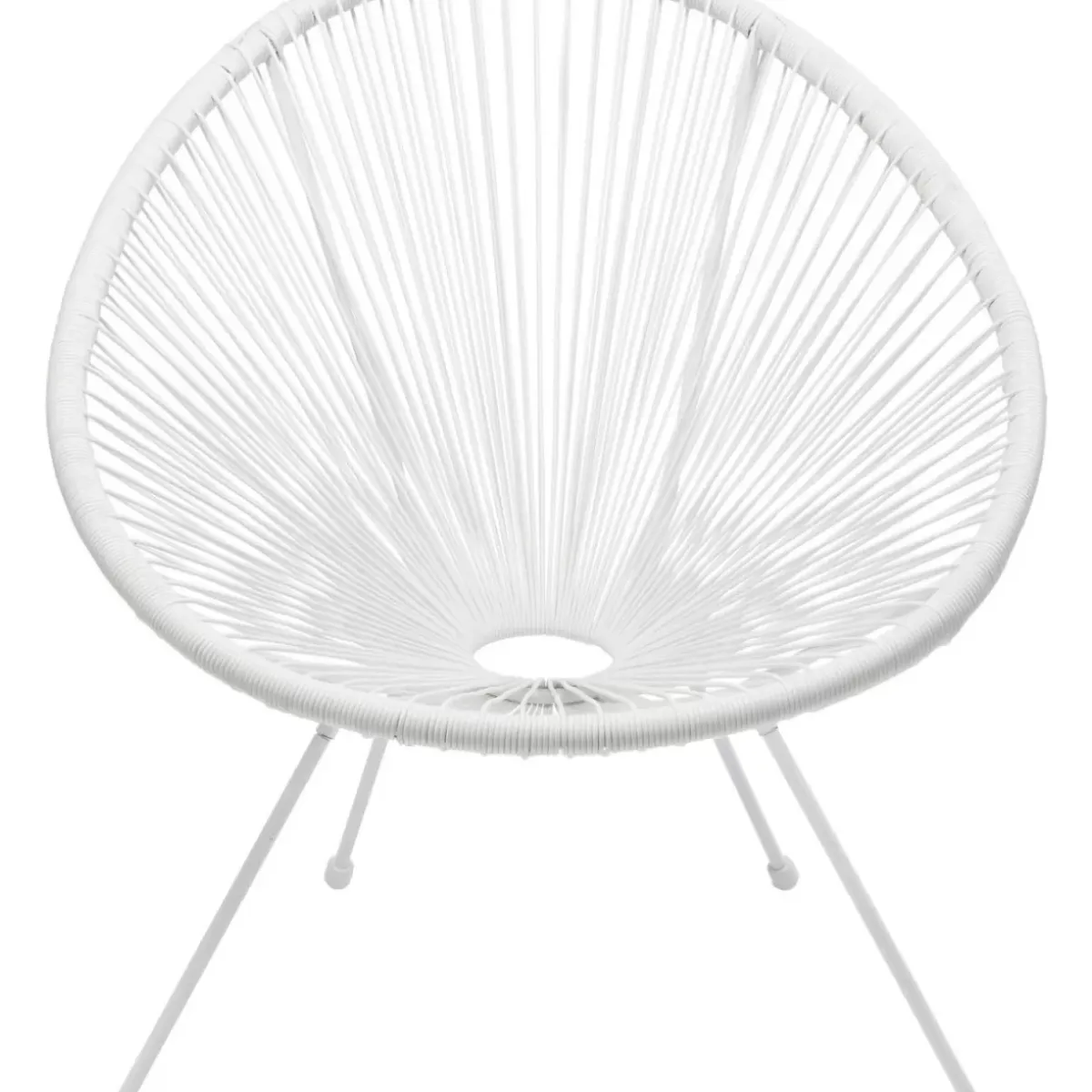 KARE Design Sessel Acapulco Weiss- Outdoormöbel