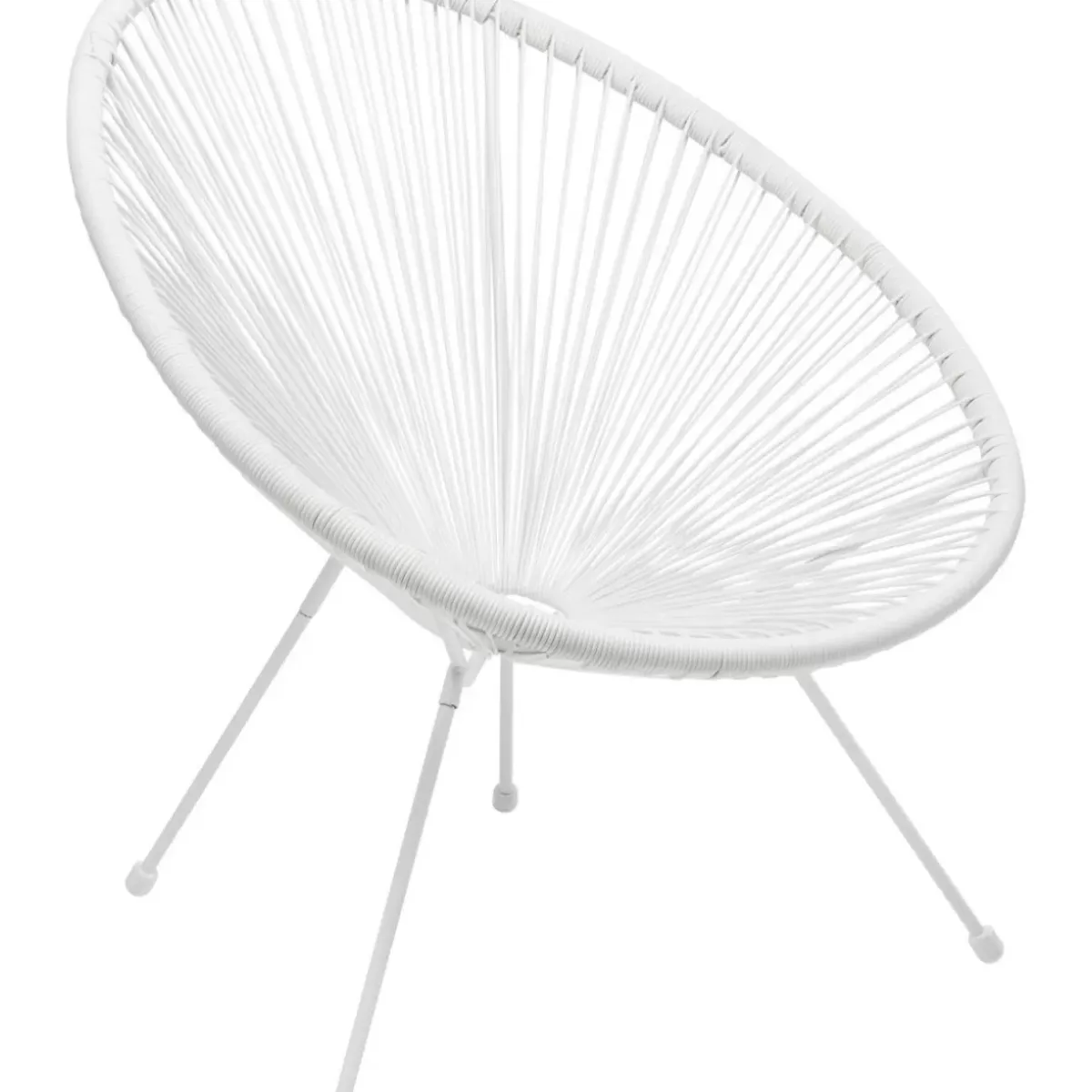 KARE Design Sessel Acapulco Weiss- Outdoormöbel