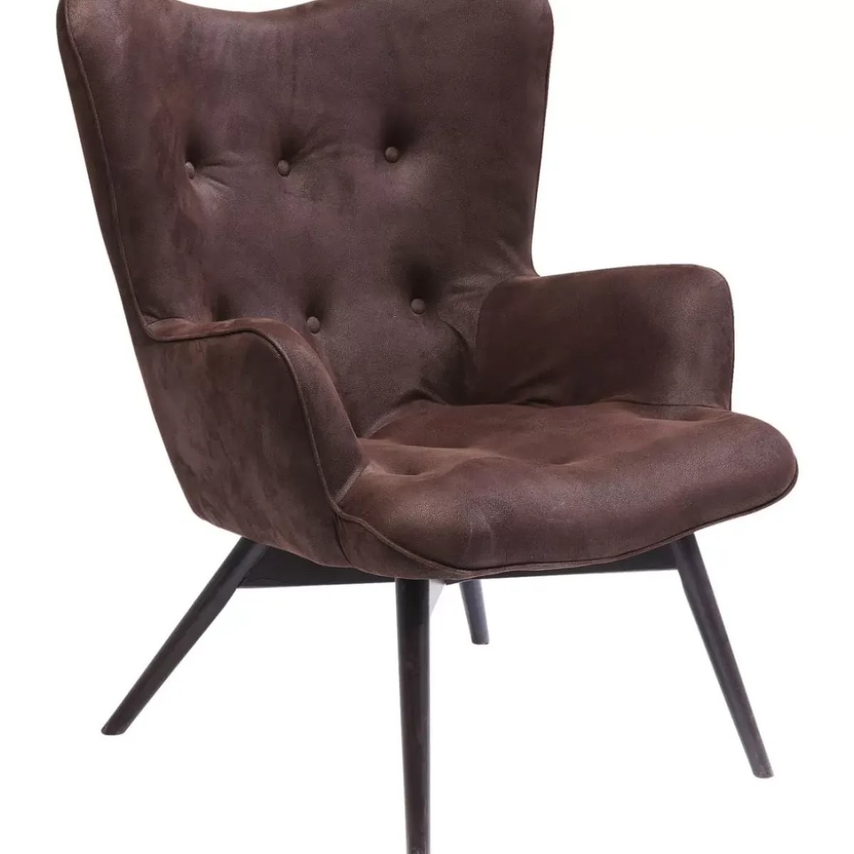 KARE Design Sessel Angels Wings Black Brown Eco- Sessel