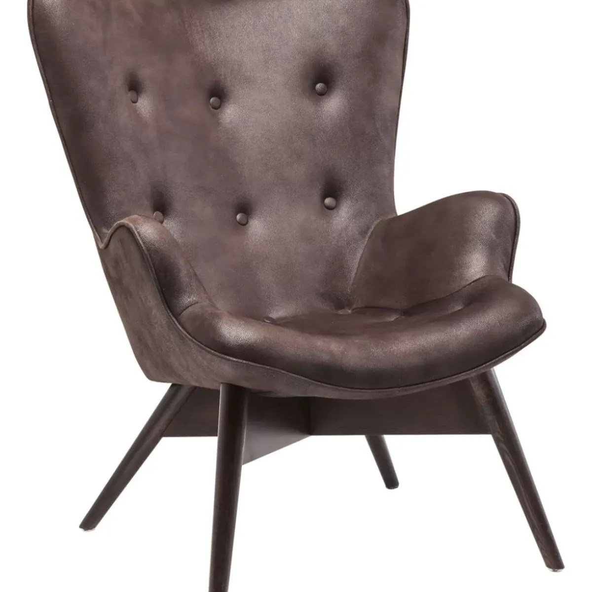 KARE Design Sessel Angels Wings Black Brown Eco- Sessel