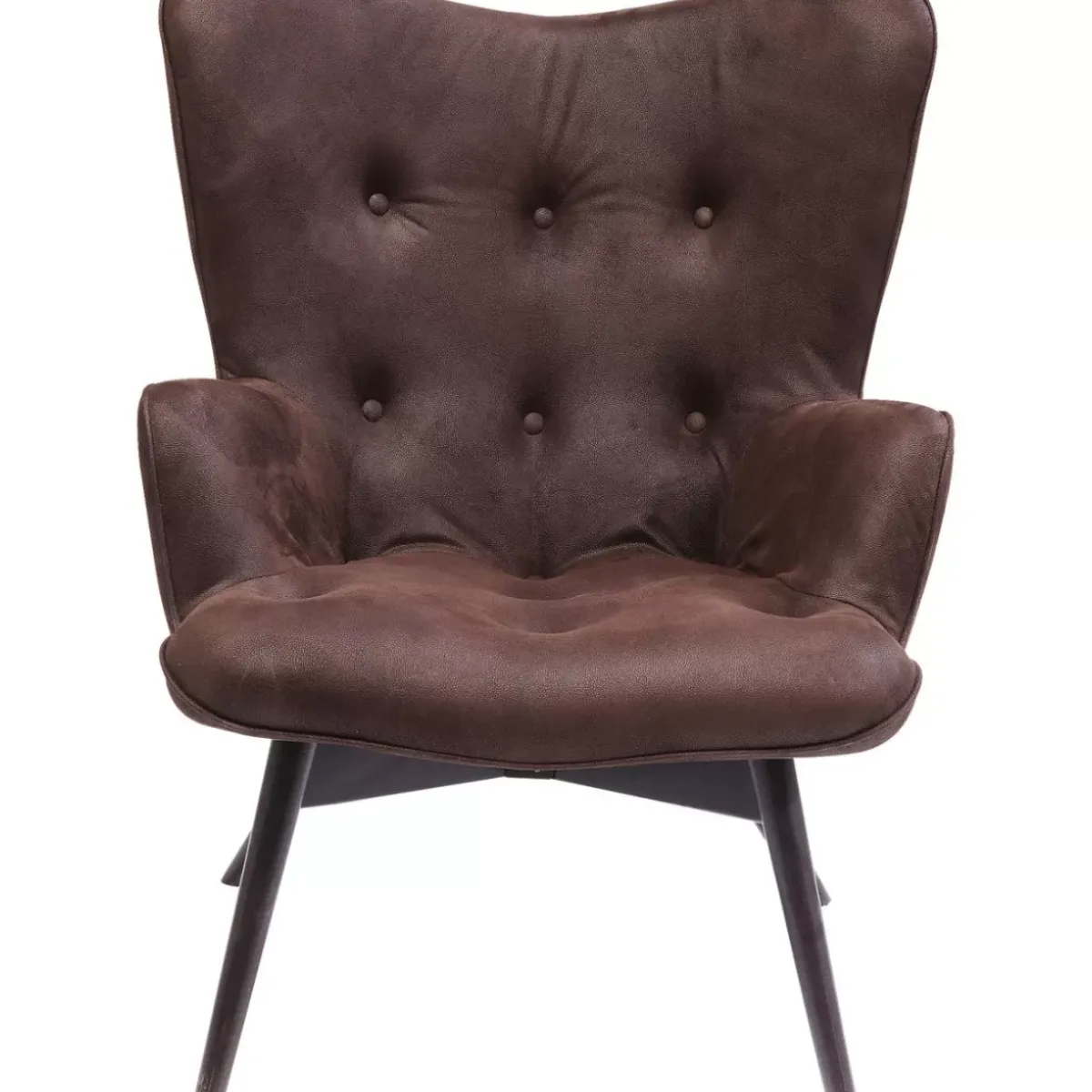 KARE Design Sessel Angels Wings Black Brown Eco- Sessel