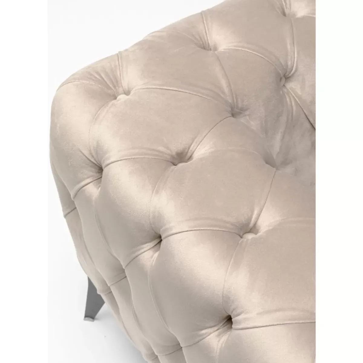 KARE Design Sessel Bellissima Velvet Beige 120Cm- Sessel