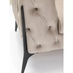 KARE Design Sessel Bellissima Velvet Beige 120Cm- Sessel