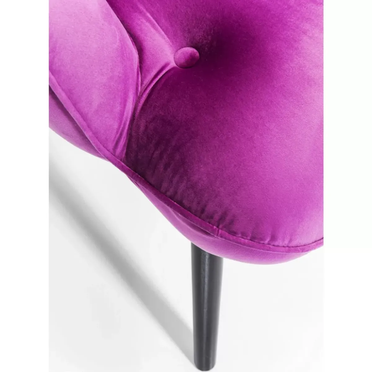 KARE Design Sessel Black Vicky Velvet Purple- Sessel