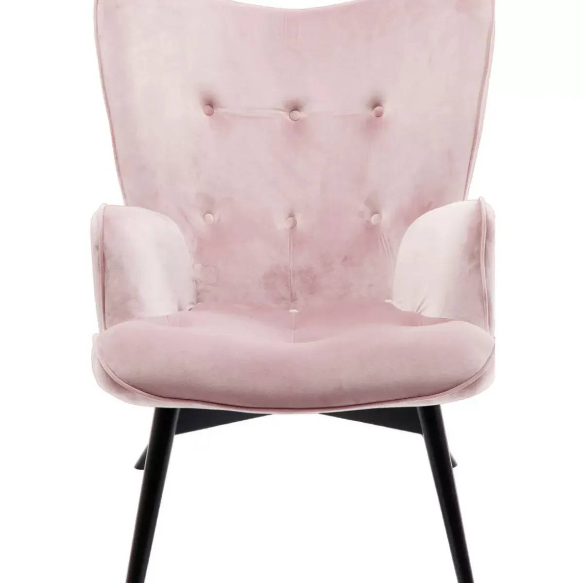 KARE Design Sessel Black Vicky Velvet Rose- Sessel