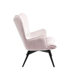 KARE Design Sessel Black Vicky Velvet Rose- Sessel