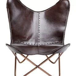 KARE Design Sessel Butterfly Braun- Sessel