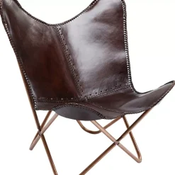 KARE Design Sessel Butterfly Braun- Sessel