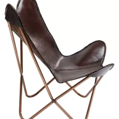 KARE Design Sessel Butterfly Braun- Sessel