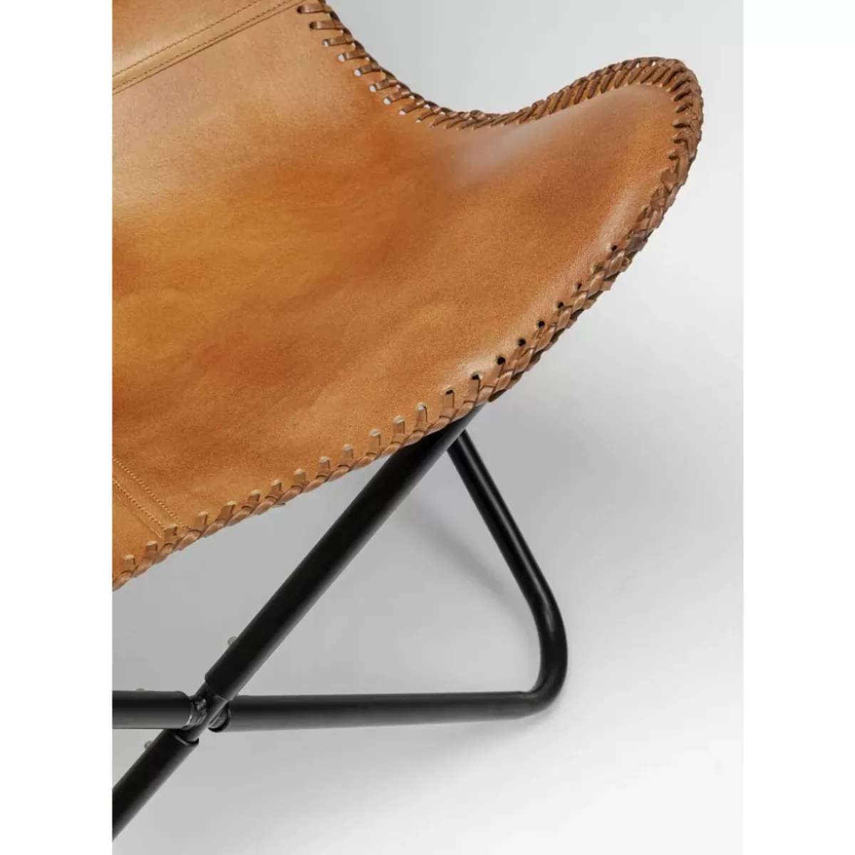 KARE Design Sessel California Leder Braun- Sessel