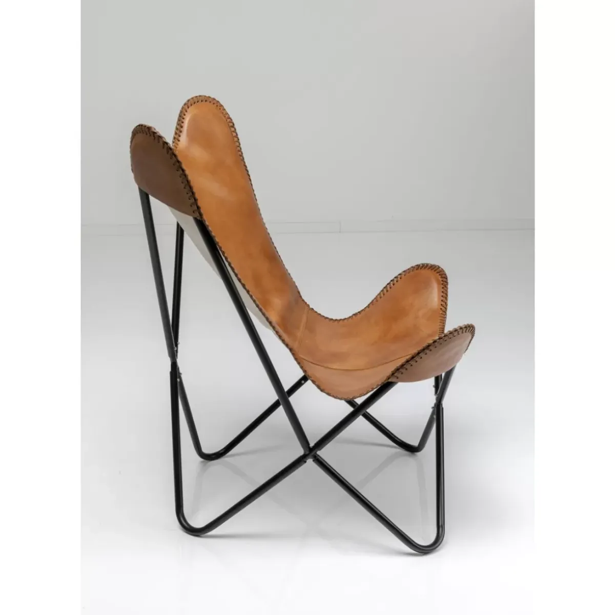 KARE Design Sessel California Leder Braun- Sessel