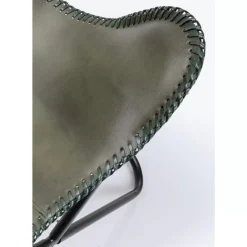 KARE Design Sessel California Leder Khaki- Sessel