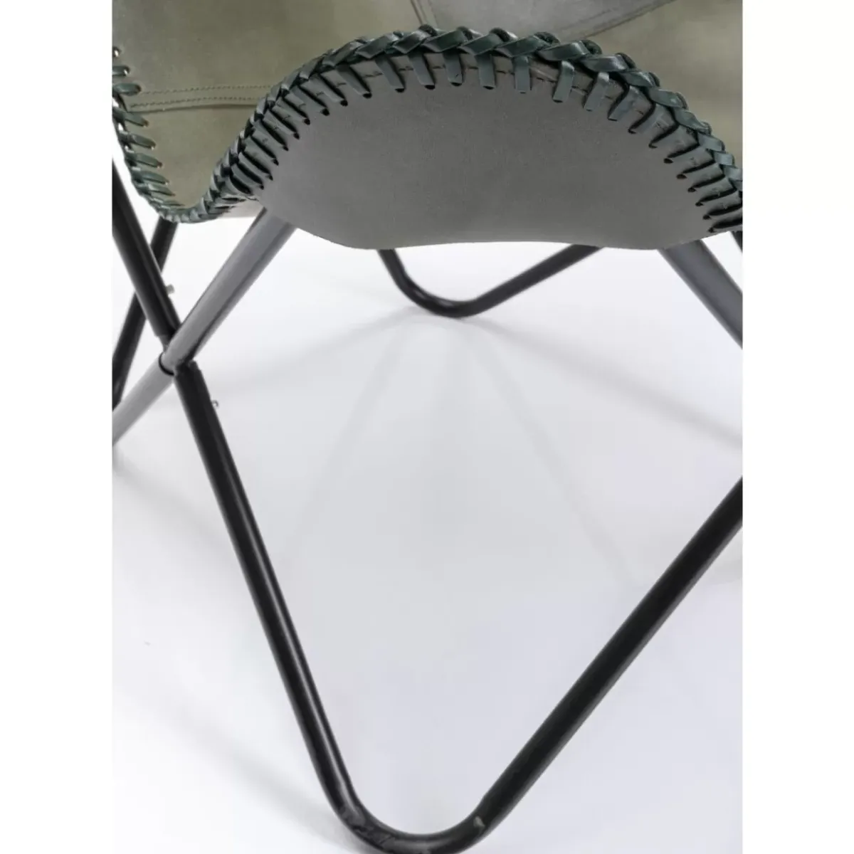 KARE Design Sessel California Leder Khaki- Sessel