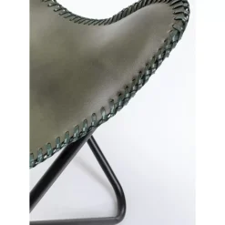 KARE Design Sessel California Leder Khaki- Sessel