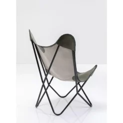 KARE Design Sessel California Leder Khaki- Sessel