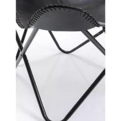 KARE Design Sessel California Leder Schwarz- Sessel