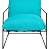 KARE Design Sessel Cuby Garden Blau- Outdoormöbel