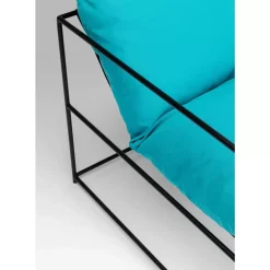 KARE Design Sessel Cuby Garden Blau- Outdoormöbel
