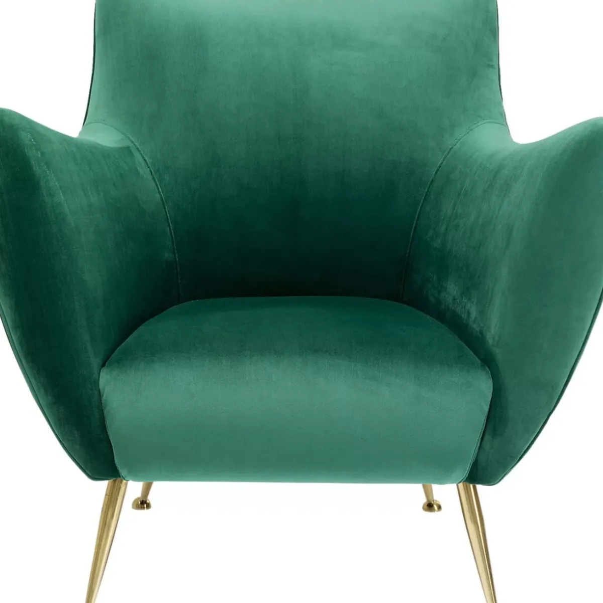 KARE Design Sessel Goldfinger Grun- Sessel