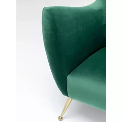 KARE Design Sessel Goldfinger Grun- Sessel