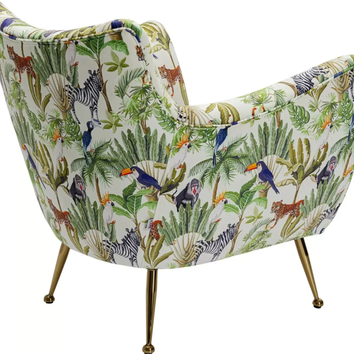 KARE Design Sessel Goldfinger Tropical- Sessel