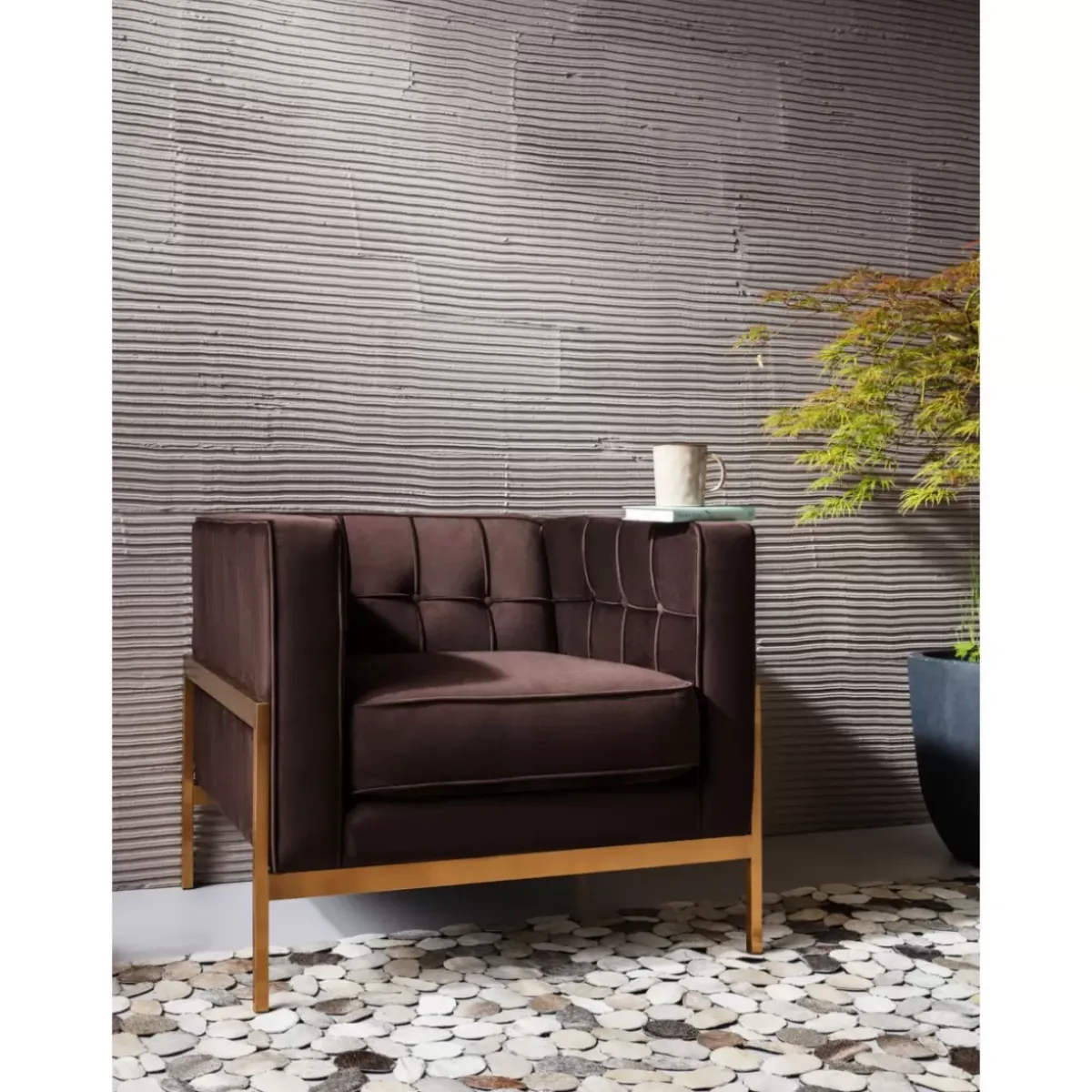 KARE Design Sessel Loft Braun- Sessel