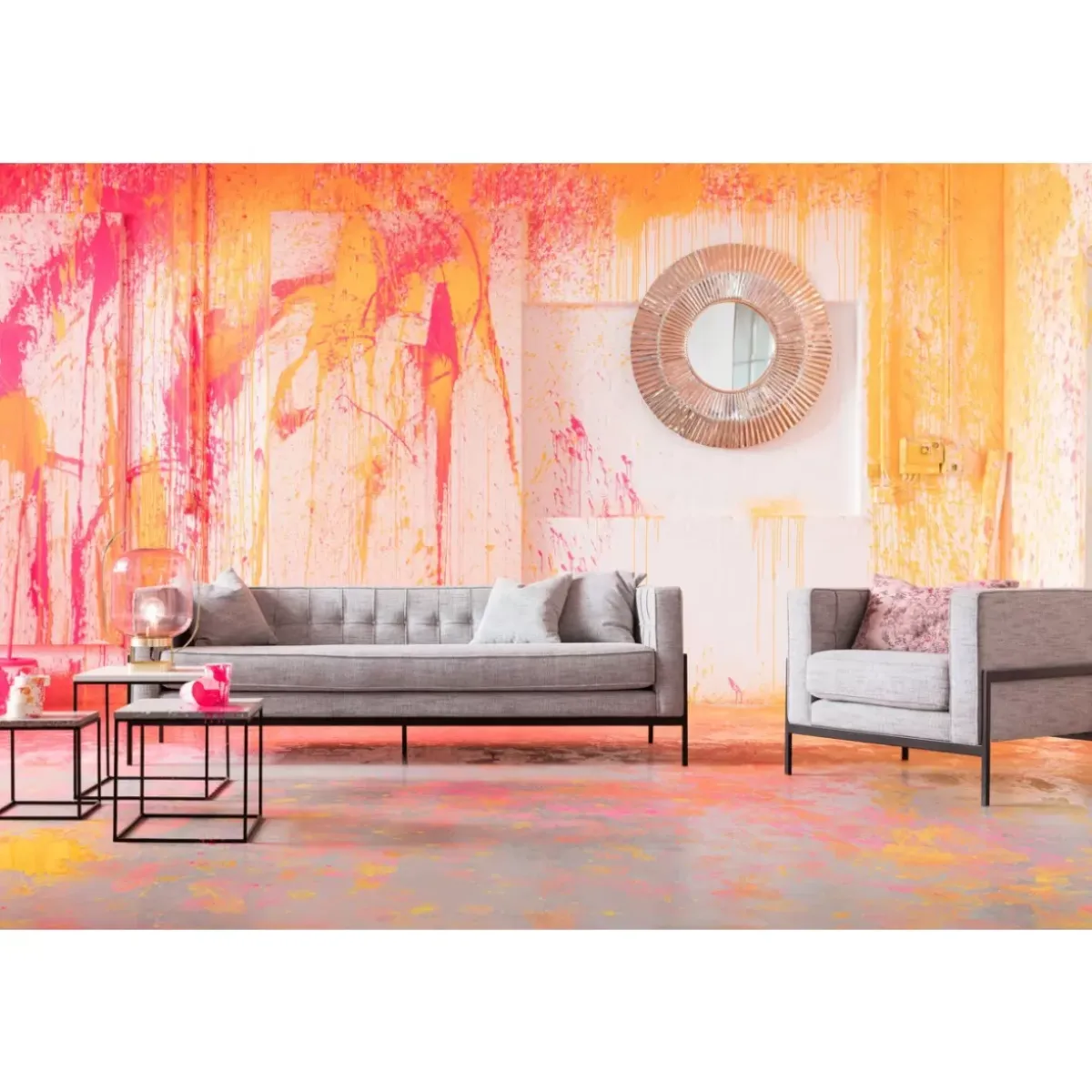 KARE Design Sessel Loft Salt & Pepper- Sessel