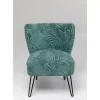 KARE Design Sessel Palm Springs Blau- Sessel
