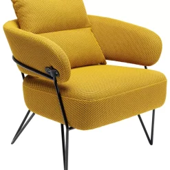 KARE Design Sessel Peppo Gelb- Sessel