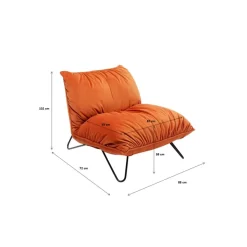 KARE Design Sessel Porto Pino Curry- Sessel