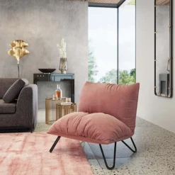 KARE Design Sessel Porto Pino Rosa- Sessel