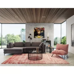 KARE Design Sessel Porto Pino Rosa- Sessel