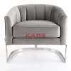 KARE Design Sessel Pure Elegance Grau- Sessel