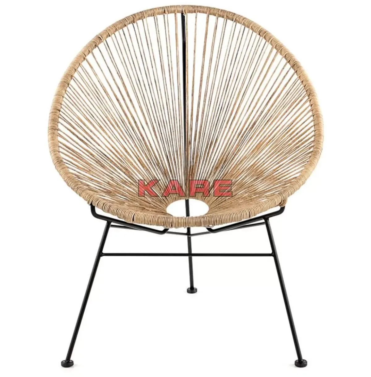 KARE Design Sessel Spaghetti Natur- Outdoormöbel