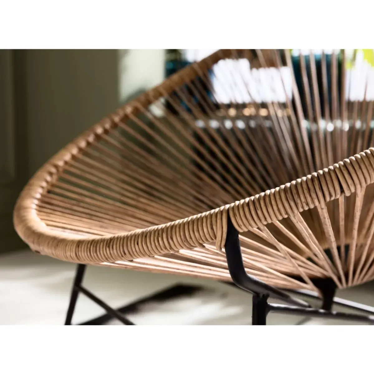 KARE Design Sessel Spaghetti Natur- Outdoormöbel