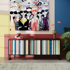 KARE Design Sideboard Concertina Colore 186X74Cm- Kommoden & Sideboards