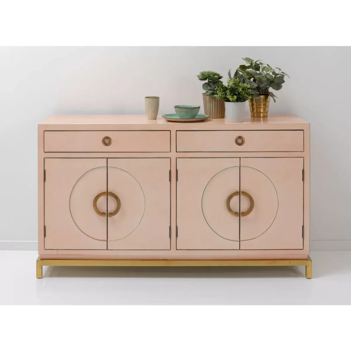 KARE Design Sideboard Disk Pink- Kommoden & Sideboards