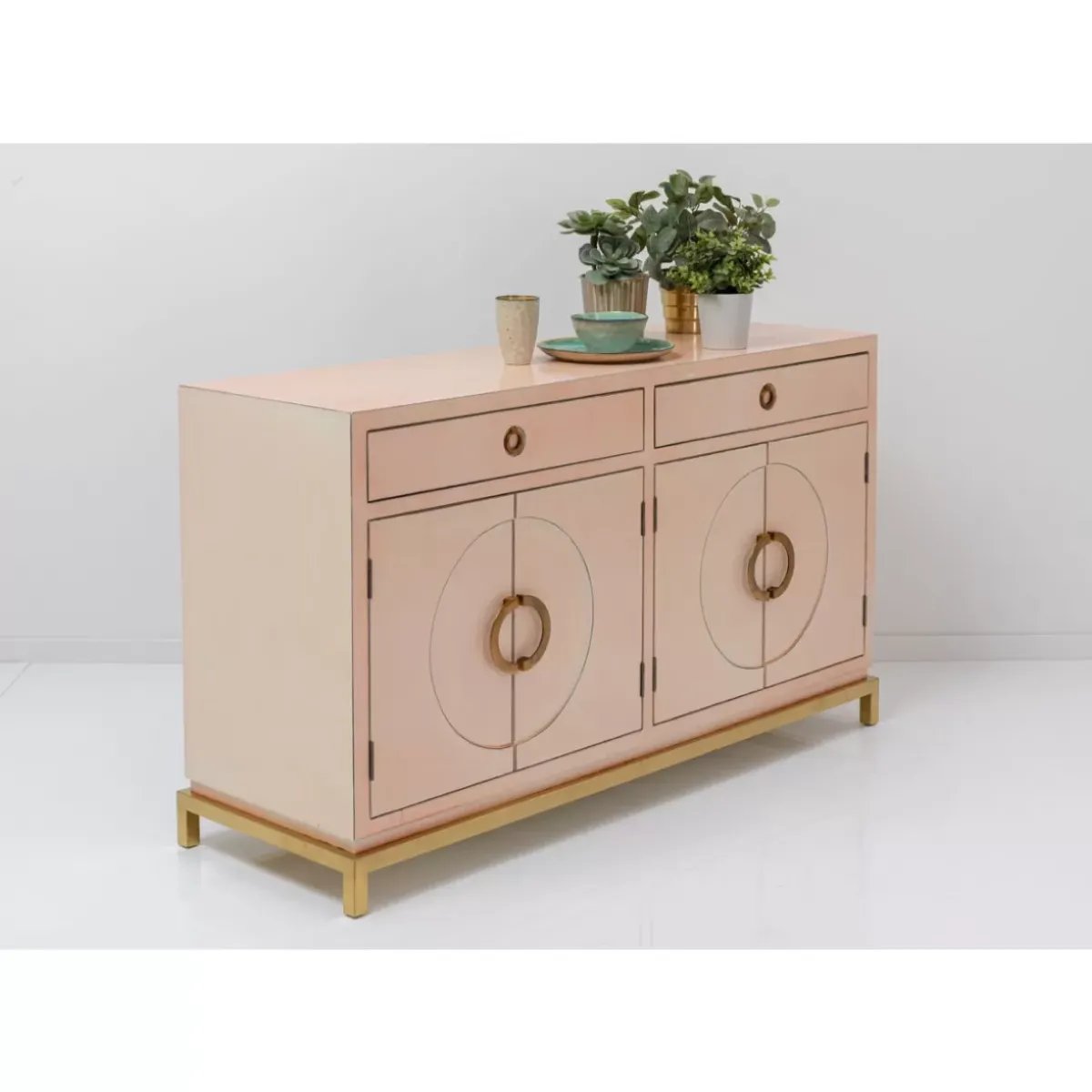KARE Design Sideboard Disk Pink- Kommoden & Sideboards